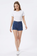 Women's Summer Multi-Pocket Slim Fit Denim Shorts