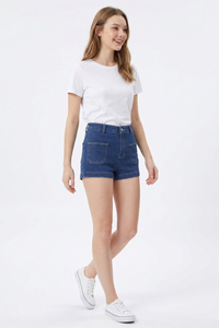 Women's Summer Multi-Pocket Slim Fit Denim Shorts