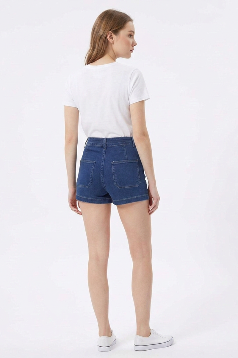 Women's Summer Multi-Pocket Slim Fit Denim Shorts