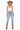 Women's Western Distressed Ripped Stretch Skinny Jeans
