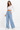 Women's Fall Elastic Waist Casual Wide-Leg Jeans