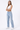 Women's Drawstring Elastic Waist Straight-Leg Jeans