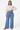 Women's Fall Drawstring Side Slits Wide-Leg Jeans