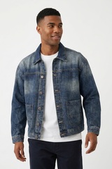 Men's Classic Fit 13 oz Loungewear Denim Jacket