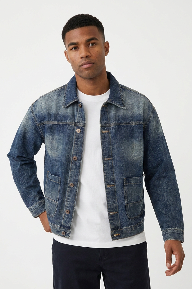 Men's Classic Fit 13 oz Loungewear Denim Jacket