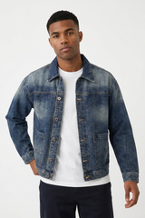 Men's Classic Fit 13 oz Loungewear Denim Jacket