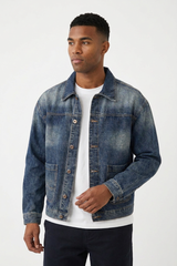 Men's Classic Fit 13 oz Loungewear Denim Jacket