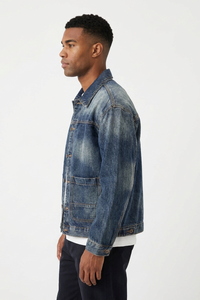 Men's Classic Fit 13 oz Loungewear Denim Jacket