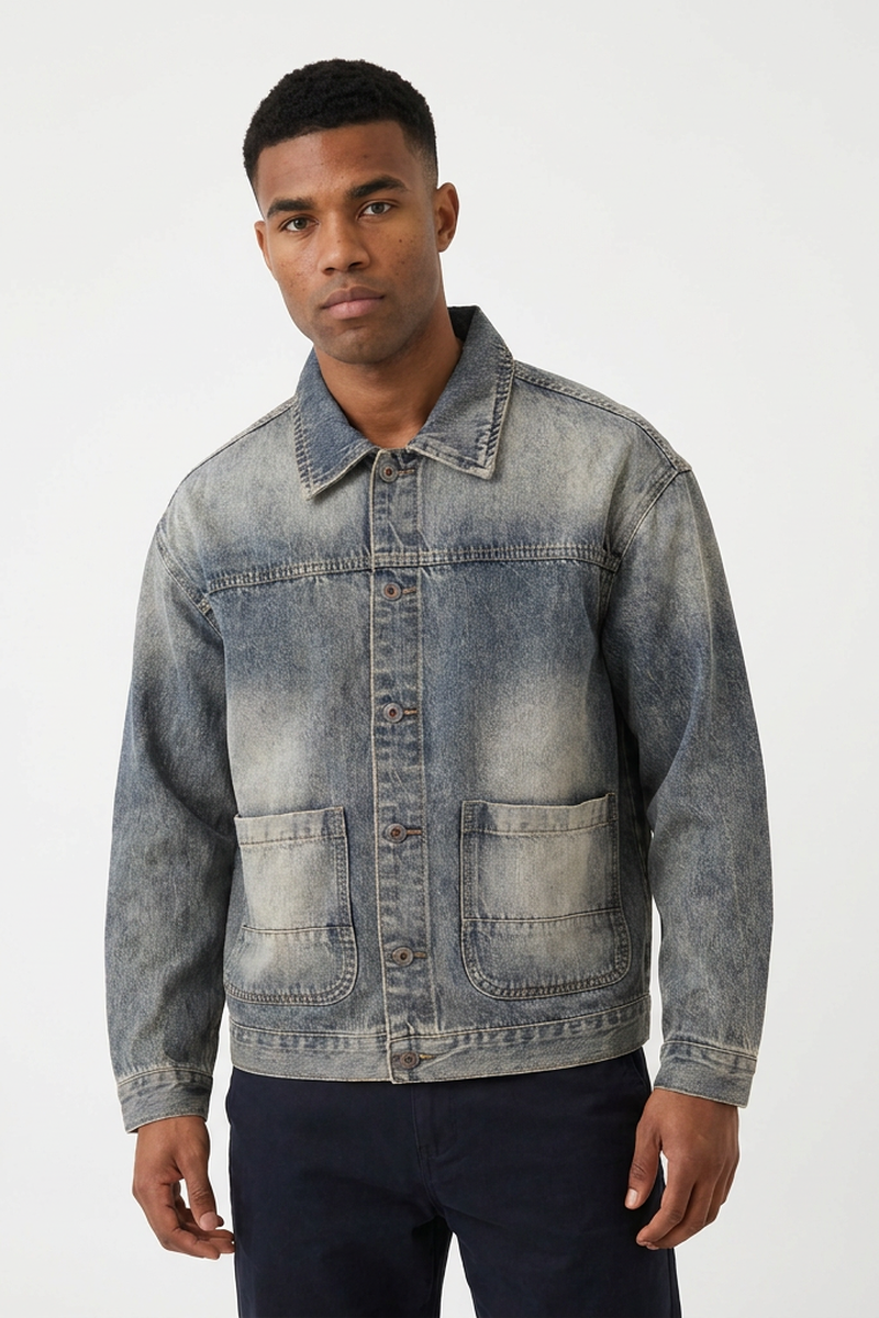 Men's Classic Fit 13 oz Loungewear Denim Jacket