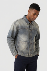 Men's Classic Fit 13 oz Loungewear Denim Jacket