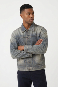 Men's Classic Fit 13 oz Loungewear Denim Jacket