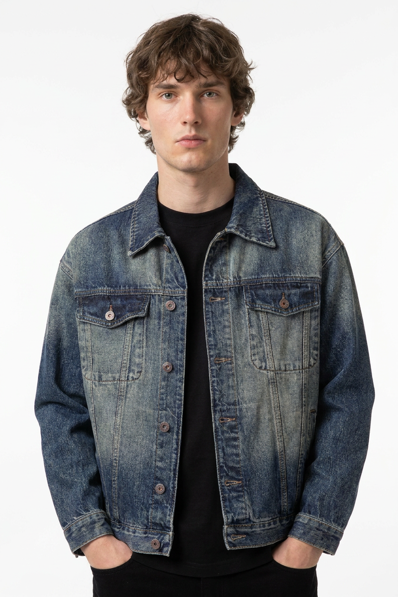 Men's 100% Cotton Classic Fit Denim Jacket