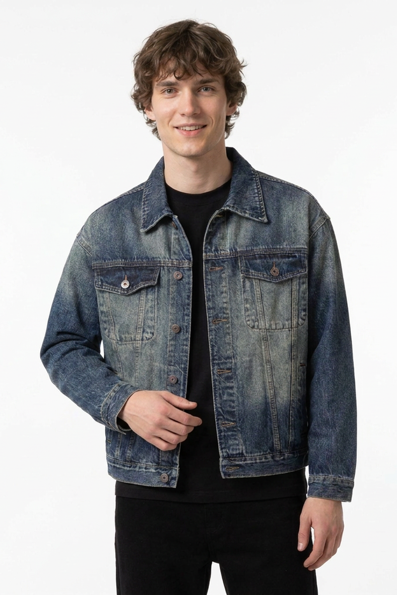 Men's 100% Cotton Classic Fit Denim Jacket