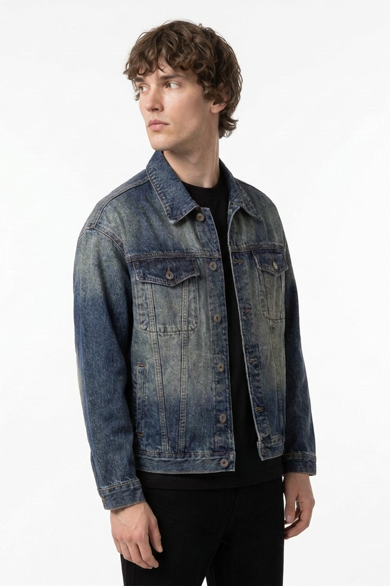 Men's 100% Cotton Classic Fit Denim Jacket