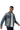 Men's Fall Western Washed Color Block Denim Jacket