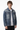 Men's Classic Vintage Asymmetric Pockets Denim Jacket