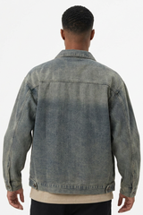 Men's Fall Western Retro Vibe Trucker Denim Jacket