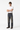 Men's Haze Blue Faded Thigh Detail Casual Straight Leg Jeans