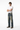 Men's Blue Panel Fading Loose Fit Full Length Wide Leg Jeans