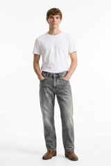 Men's Fall Cement Grey Tapered Jeans