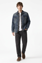 Men's Vintage Wash Stretch Tapered Jeans