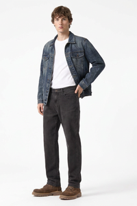 Men's Vintage Wash Stretch Tapered Jeans