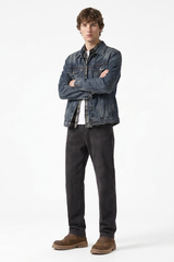 Men's Vintage Wash Stretch Tapered Jeans