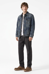 Men's Vintage Wash Stretch Tapered Jeans