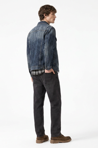 Men's Vintage Wash Stretch Tapered Jeans