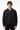 Men's Vintage Black Chest Pocket Polo Collar Denim Pullover