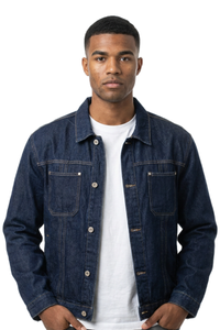 Men's 100% Cotton Vintage Casual Denim Jacket